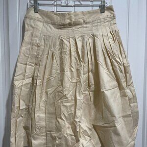 Talbots Gold Foil Skirt
